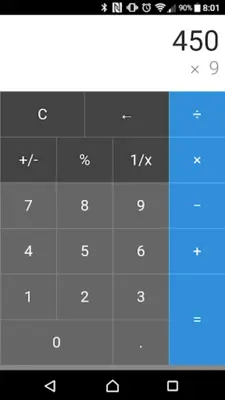 Negative Calculator android App screenshot 0